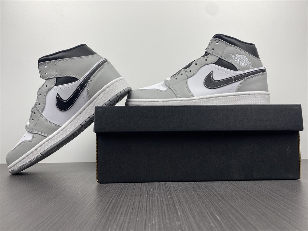 Jordan 1 Mid Light Smoke Grey Anthracite  554724-078