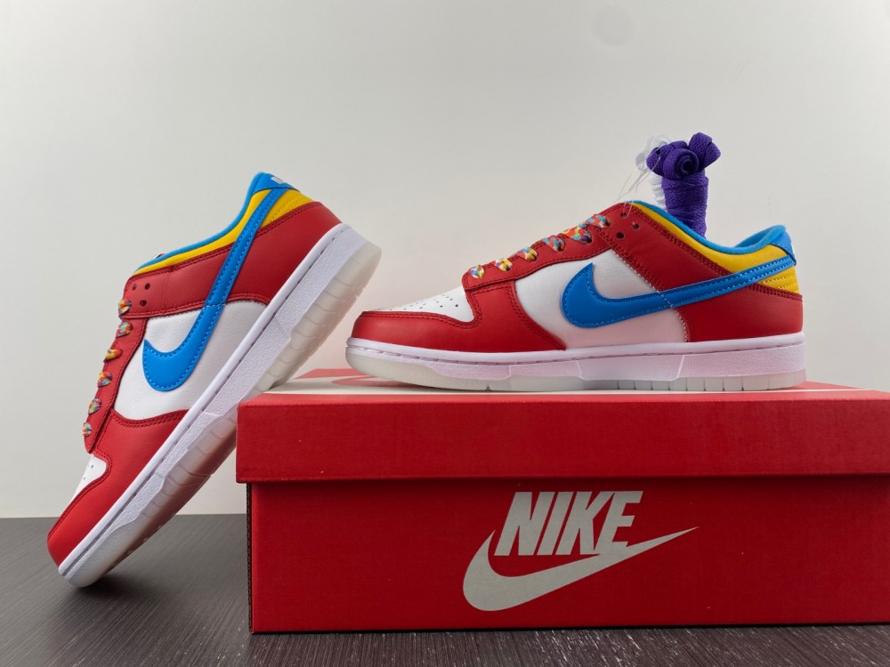 Nike Dunk Low QS LeBron James Fruity Pebbles  DH8009-600