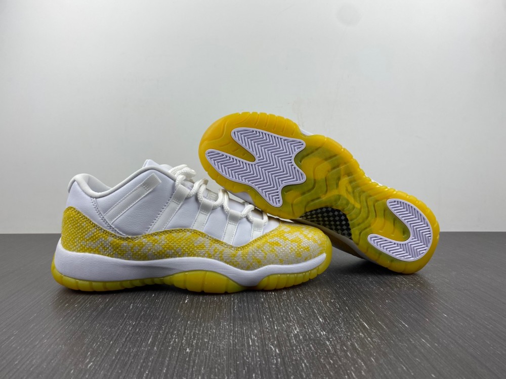 Air Jordan 11 Low Yellow Snakeskin Wmns AH7860-107