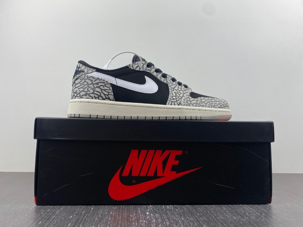 Jordan 1 Retro Low OG Black Cement CZ0790-001