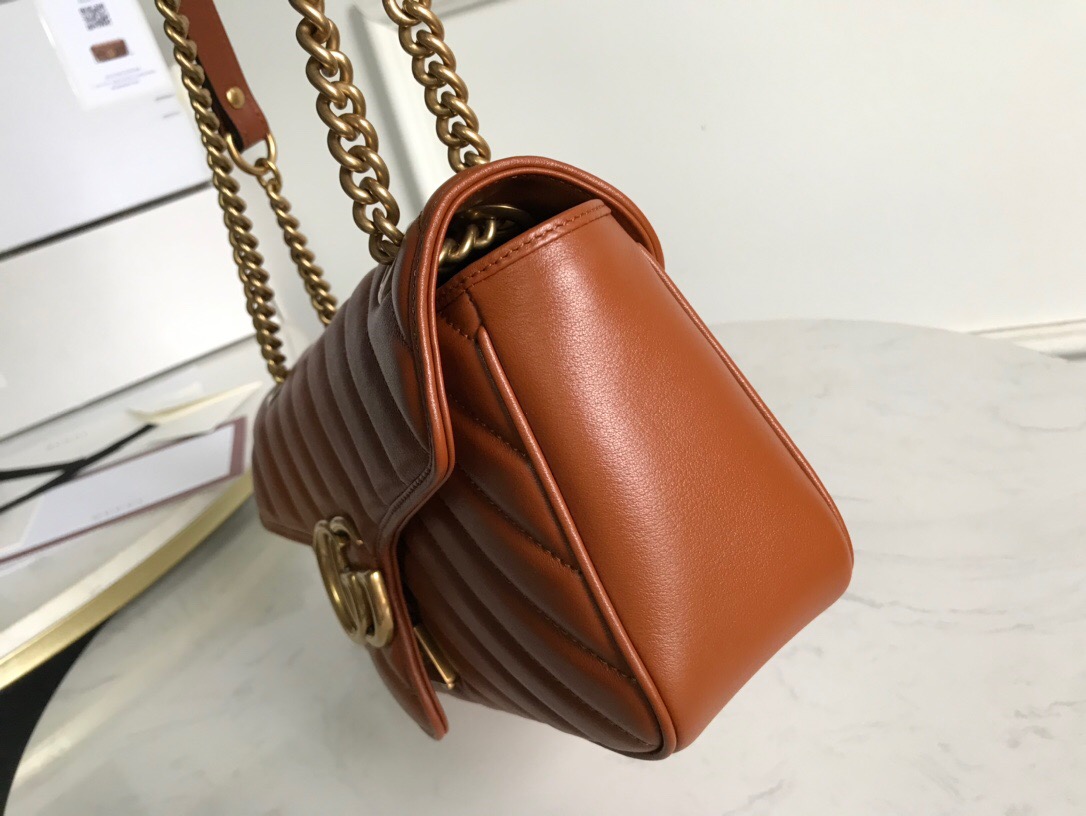 Gvcci GG Marmont small matelasse shoulder bag 443497 26x15x7cm