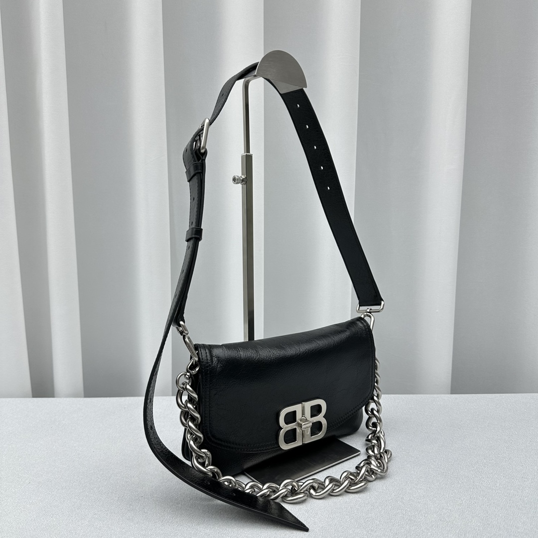 Ba*len*cia*ga bb soft bag 24*3*14cm 2023091901