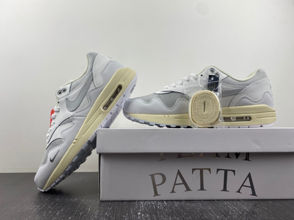 Patta x Air Max 1 White DQ0299-100