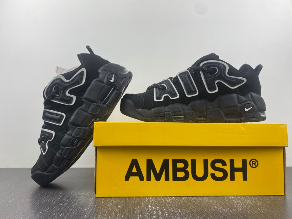 AMBUSH x Nike Air More Uptempo Low Black FB1299-001