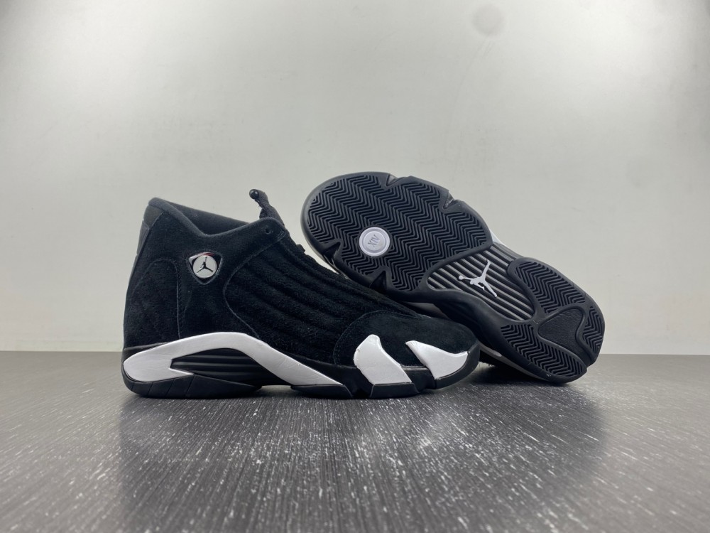 Air Jordan 14 Retro Black White 487471-016