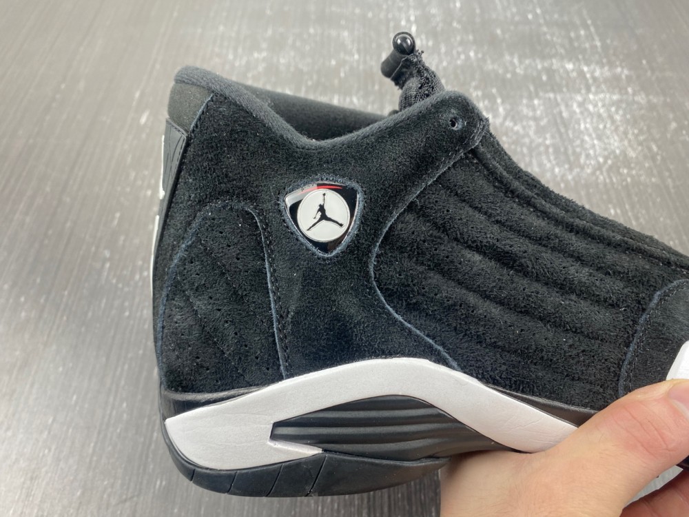 Air Jordan 14 Retro Black White 487471-016