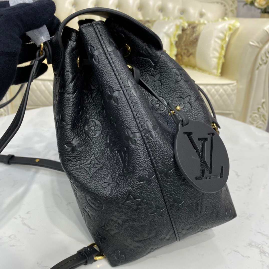 LV MONTSOURIS EMPREINTE BLACK Backpack 27.5*33*14CM 2024050401