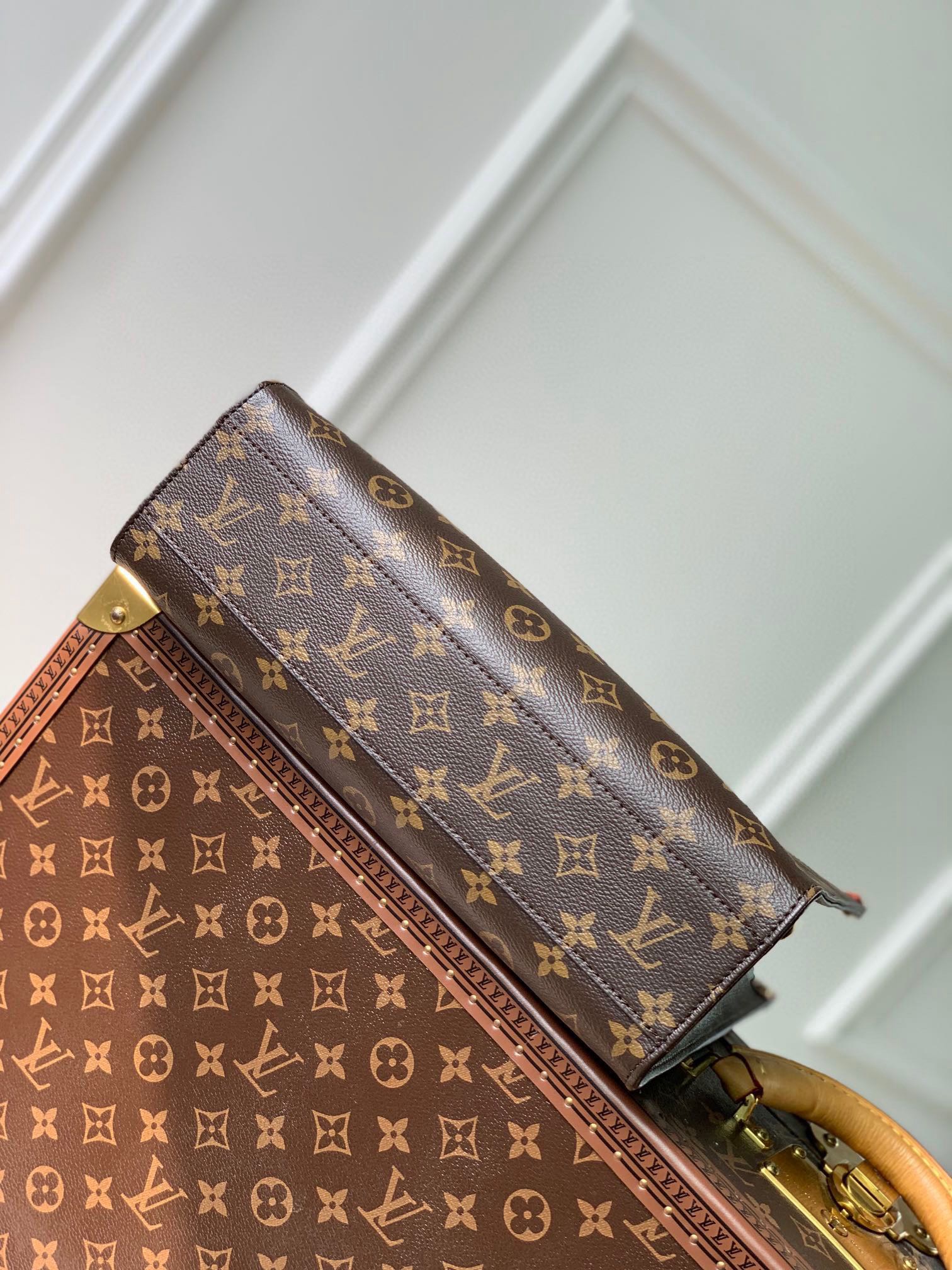 LV Sac Plat Monogram 30*32*10CM