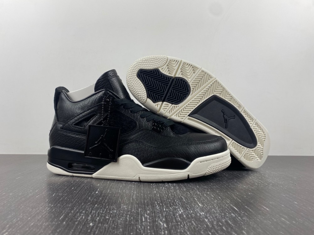 Jordan 4 Retro Pony Hair Black  819139-010