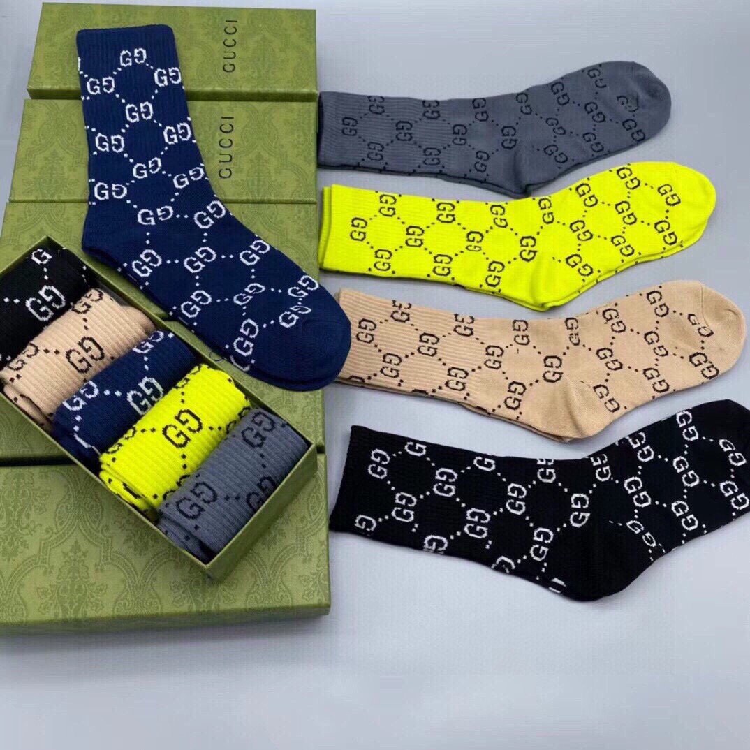 G*u*i socks 5 pairs 2024102201