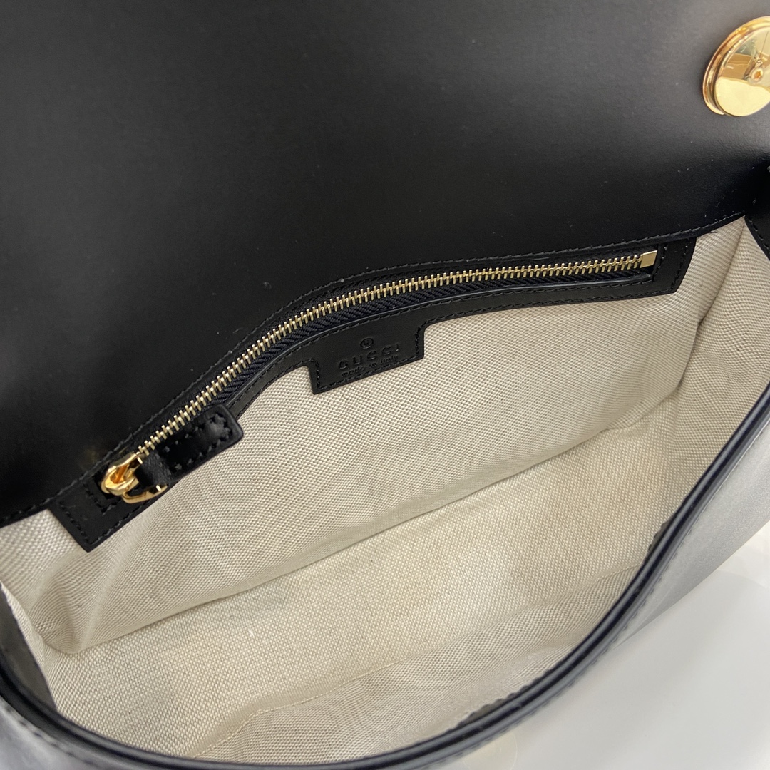 G*u*i blondie medium top handle bag black 27x17x7cm