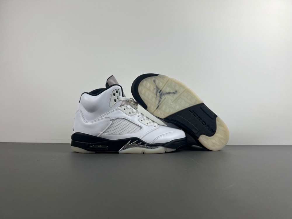 Air Jordan 5 Retro White Black DD0587-110