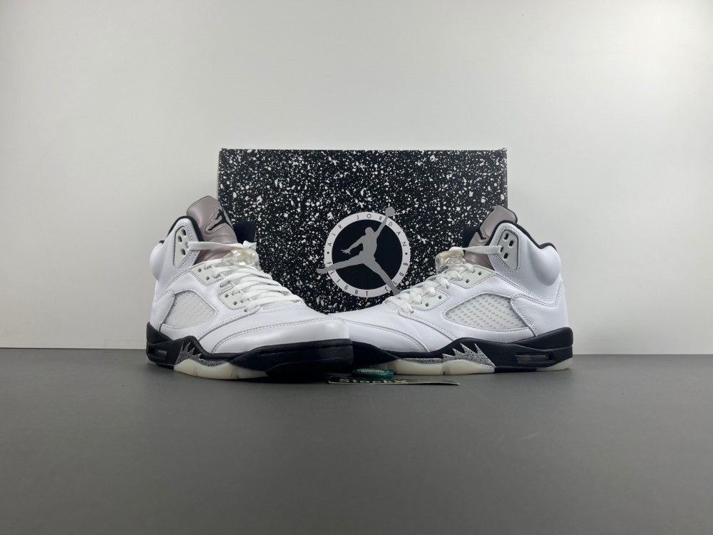 Air Jordan 5 Retro White Black DD0587-110