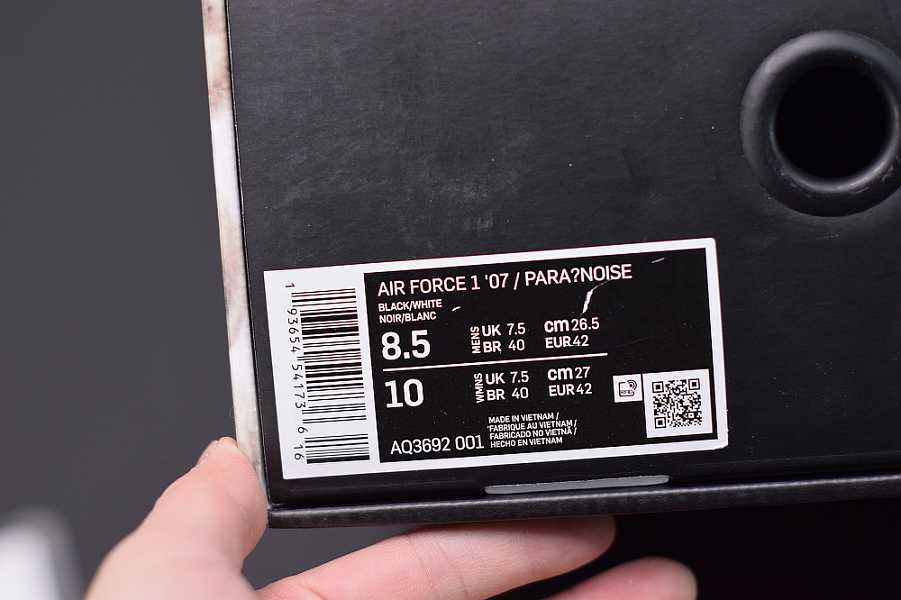 PEACEMINUSONE x Nike Air Force 1 AQ3692-001
