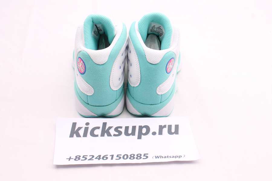 Air Jordan 13 Retro White Soar Green Pink (GS) 439358-100