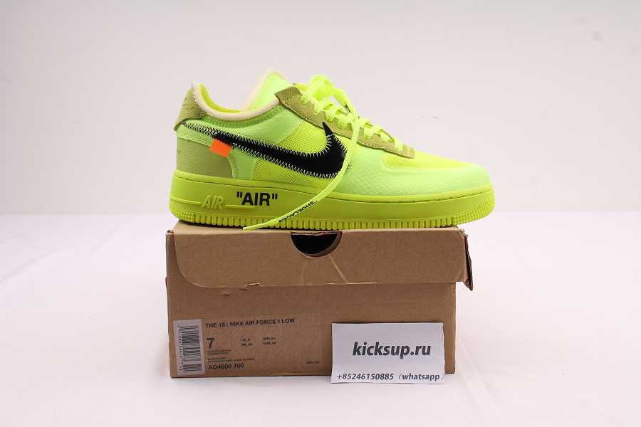Nike Air Force 1 Low Off-White Volt AO4606-700