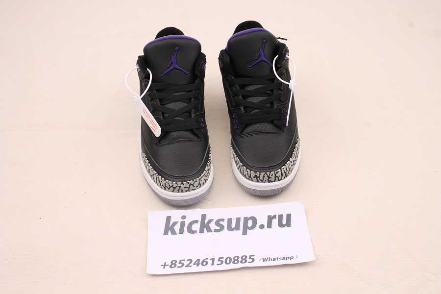 Air Jordan 3 Court Purple CT8532-050 7-13