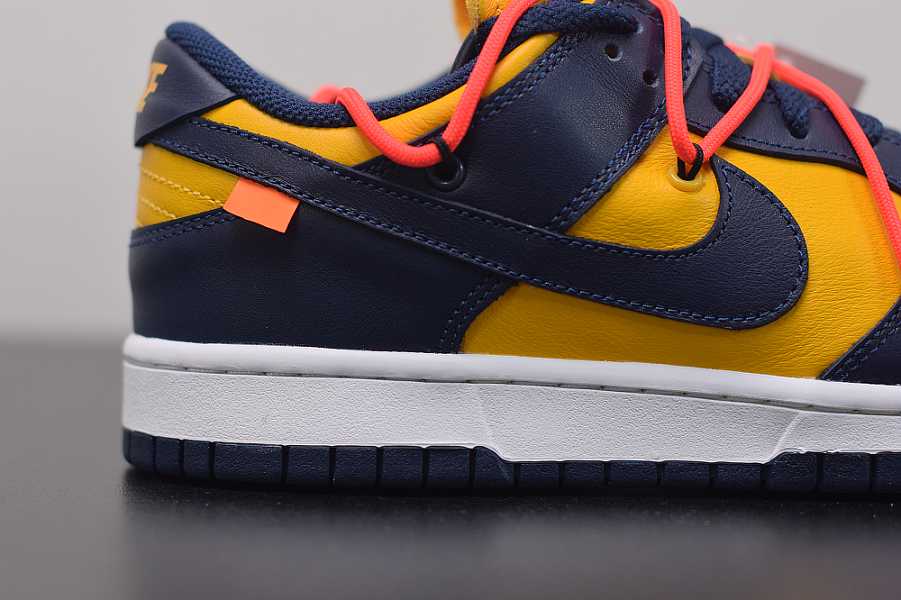 Nike Dunk Low Off-White University Gold Midnight Navy CT0856700