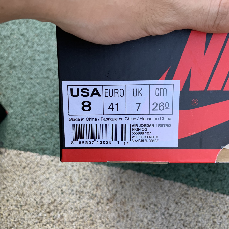 Jordan 1 Retro Storm Blue 555088-127