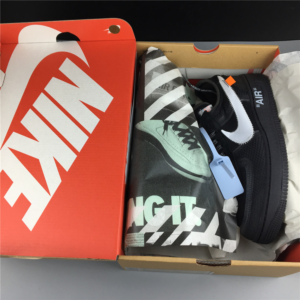 Air Force 1 Low Off-White Black White AO4606-001